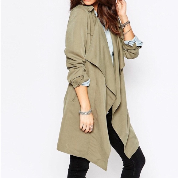 olive duster coat